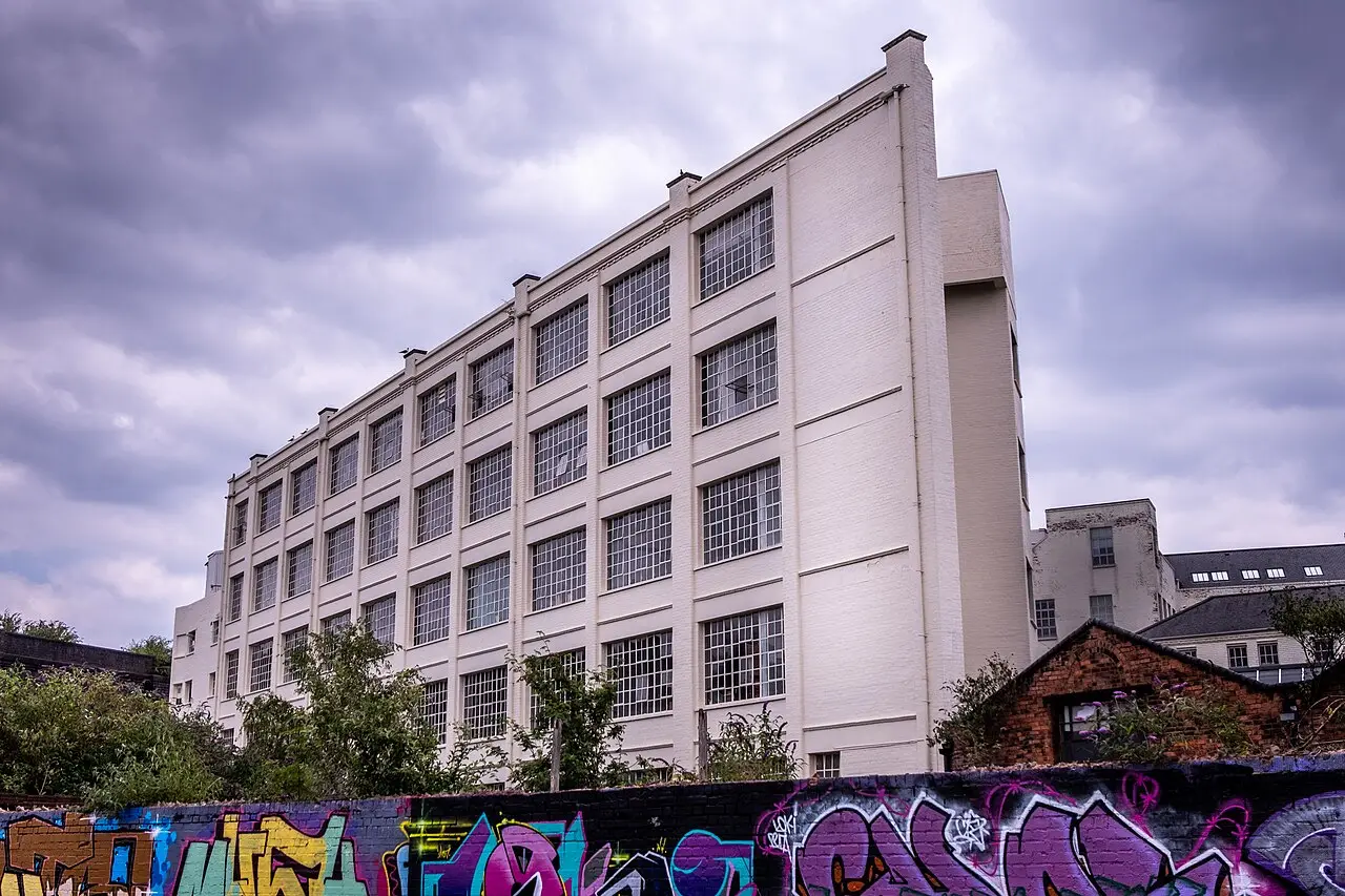 Street art beside the Custard Factory in Digbeth