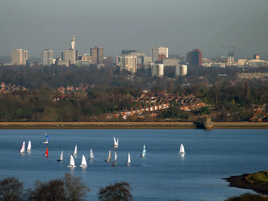 The Birmingham skyline from Bartley Green