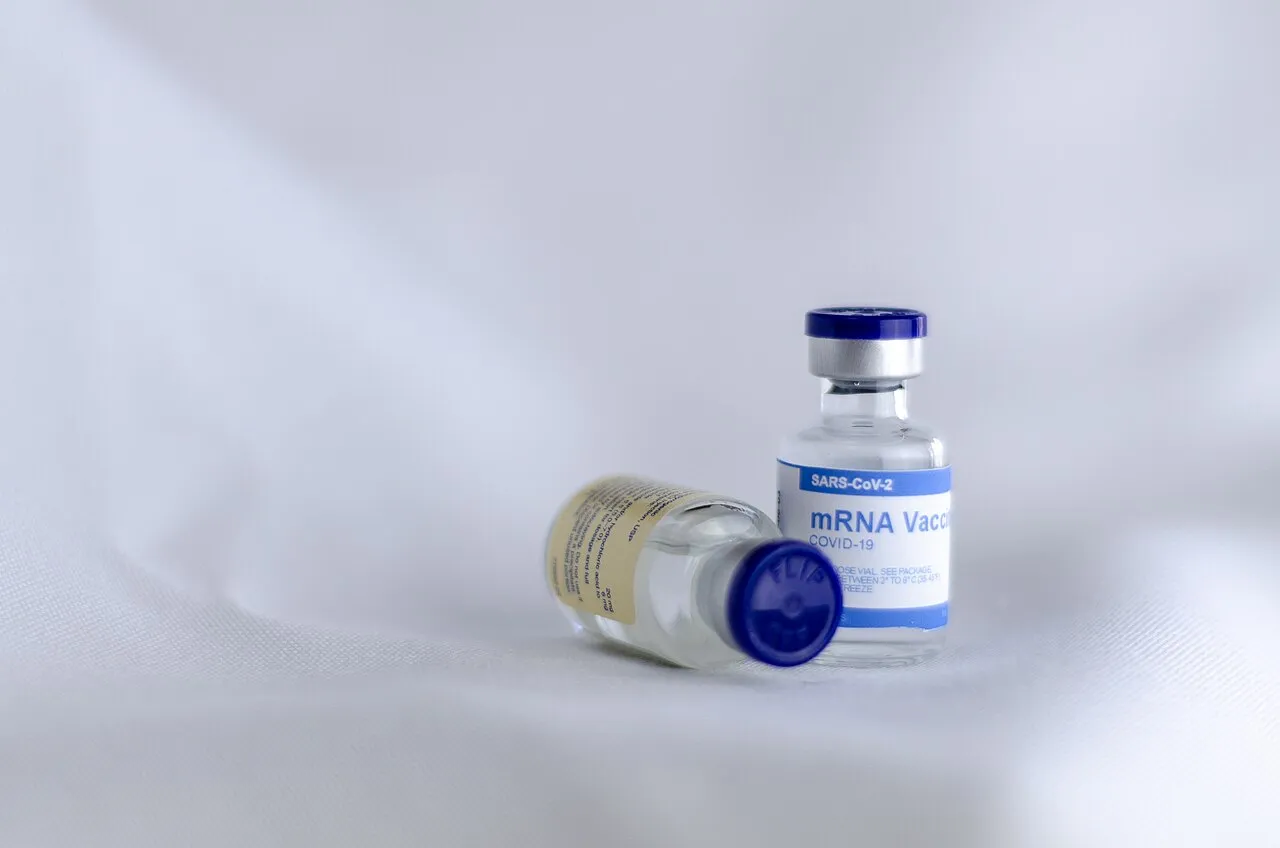 A vaccine vial