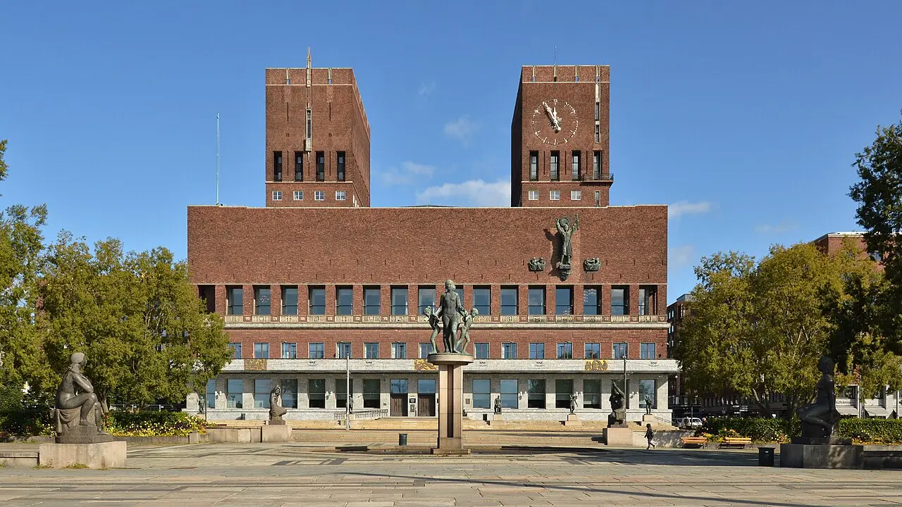 Oslo City Hall, where the Nobel Peace Prize is presented