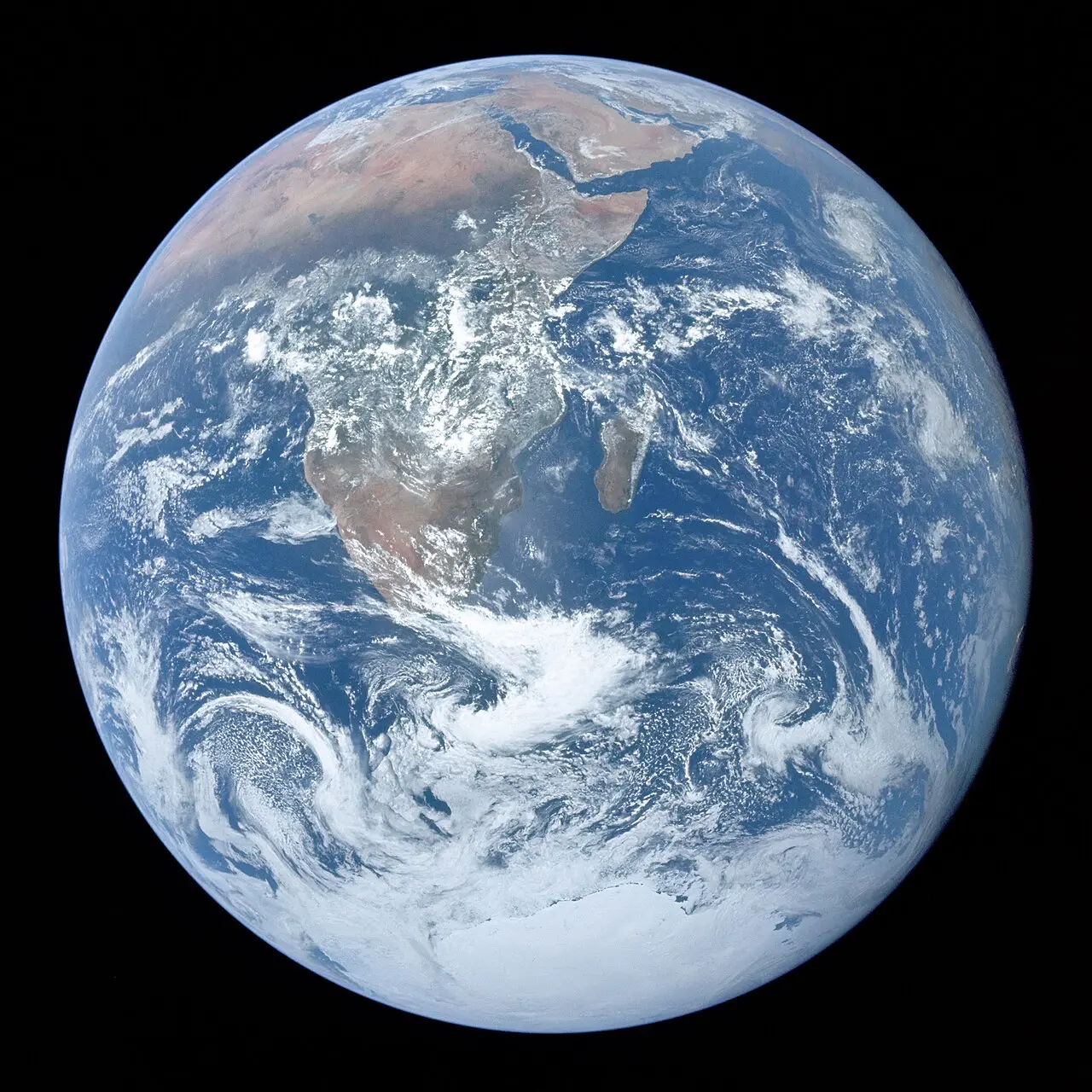 The Earth seen from space